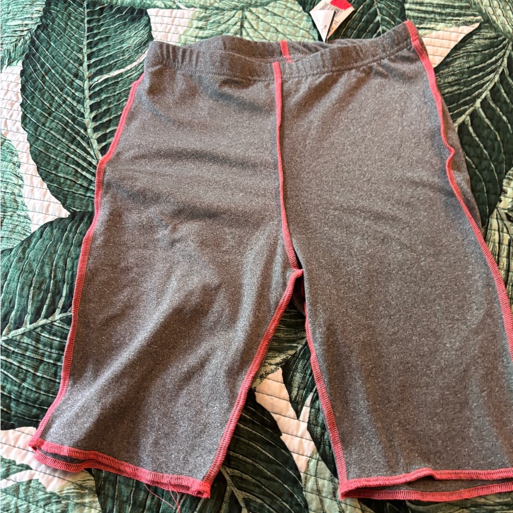 New madras gray biker short SZ small
